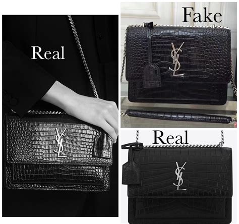 orig ysl vs fake|real YSL bag spotting.